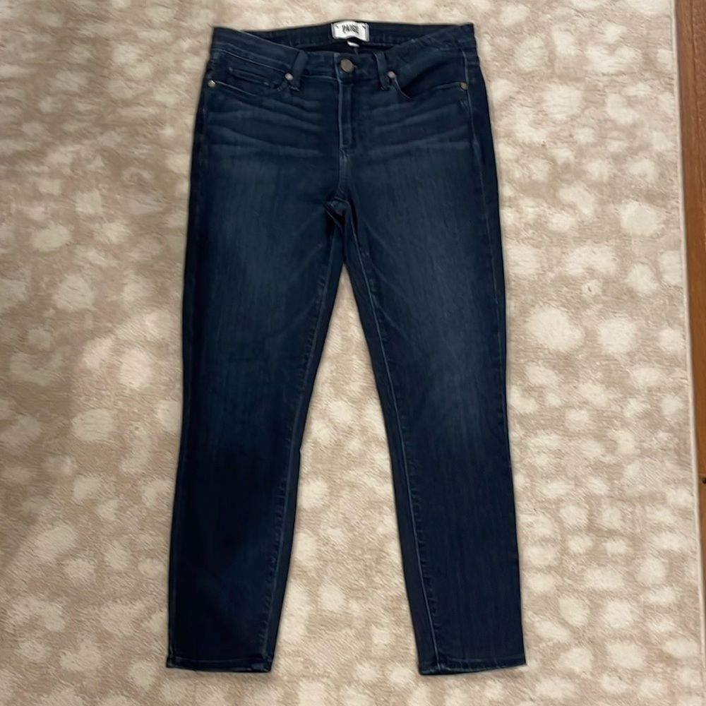 PAIGE Women's Skinny Jeans - Dark Blue